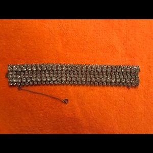 Weiss Signed - 6 Row Rhinestone Bracelet 🌟
